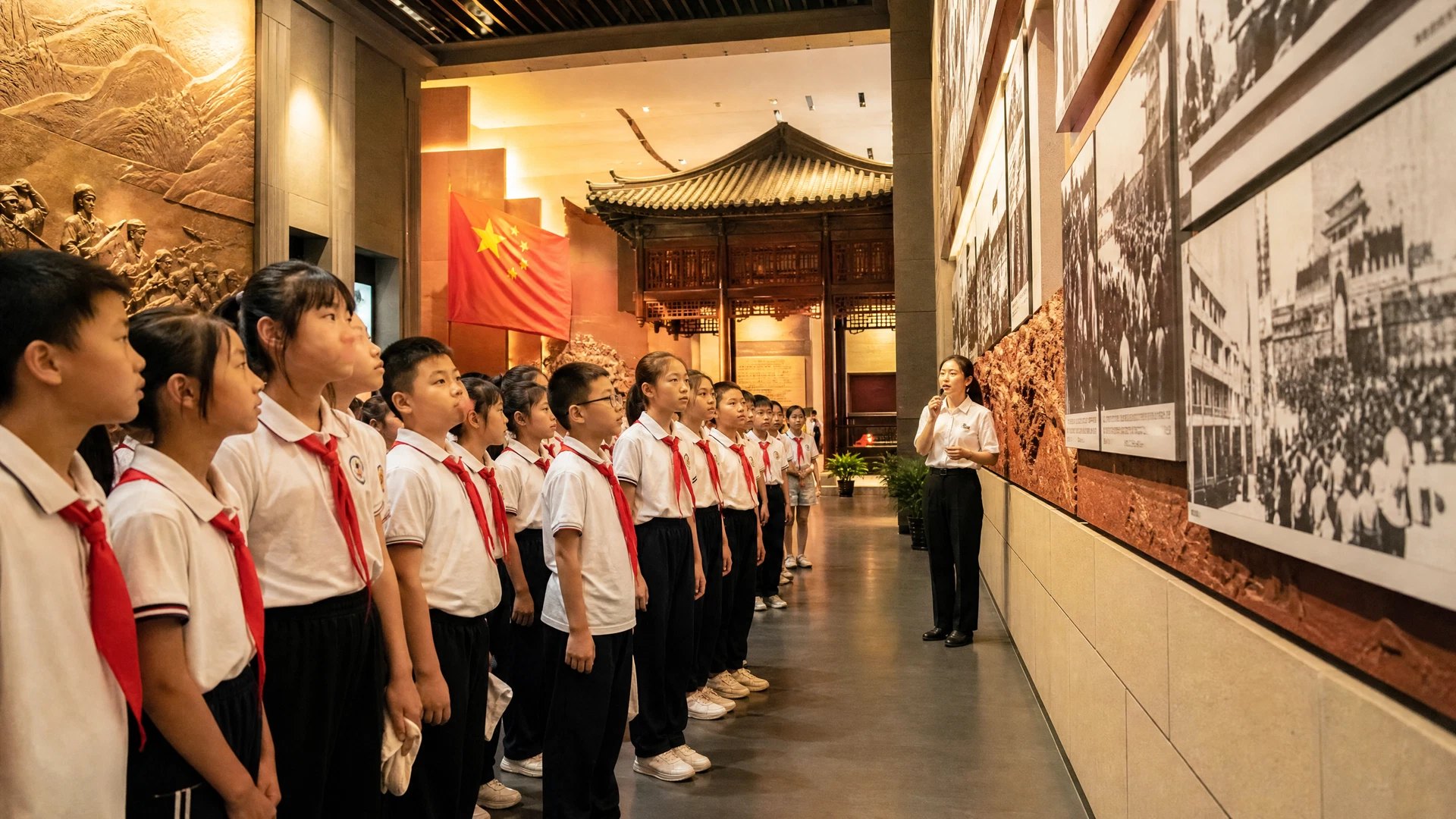 学生走进历史文化场馆接受爱国教育